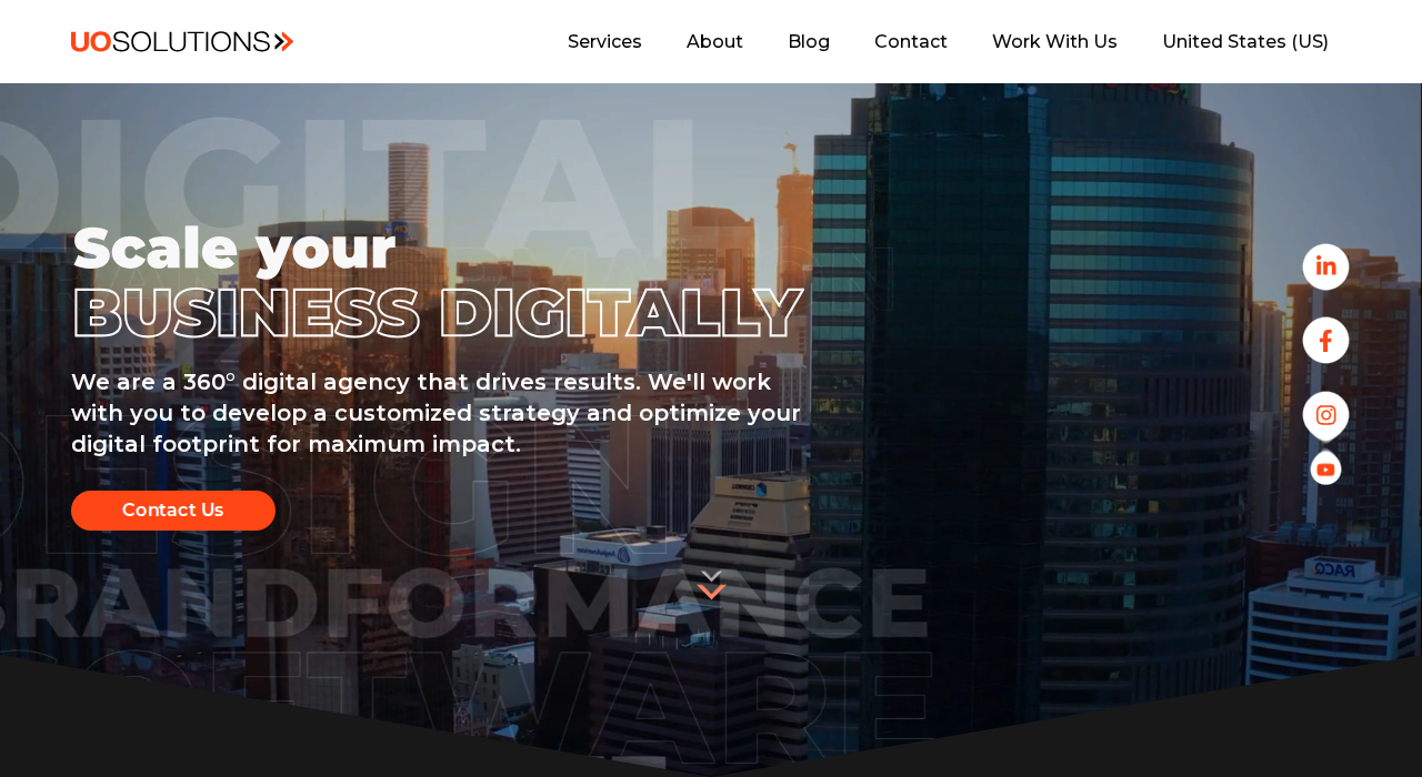 Captura de la web de uo-solutions