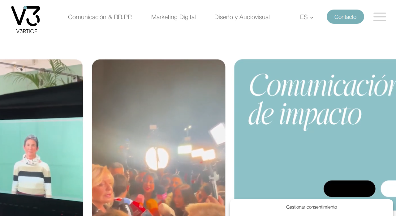 Captura de la web de v3rtice