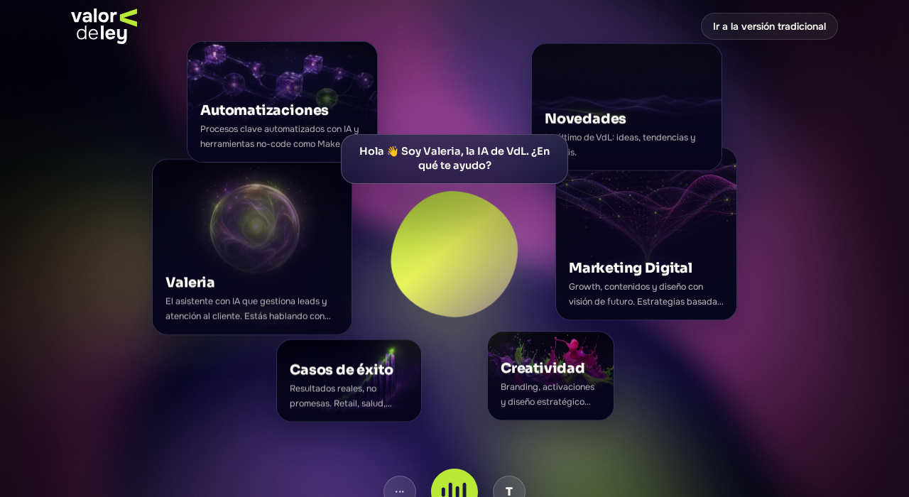 Captura de la web de valor-de-ley-vdl