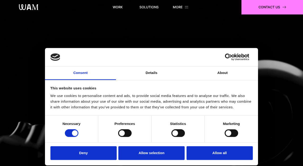 Captura de la web de WAM