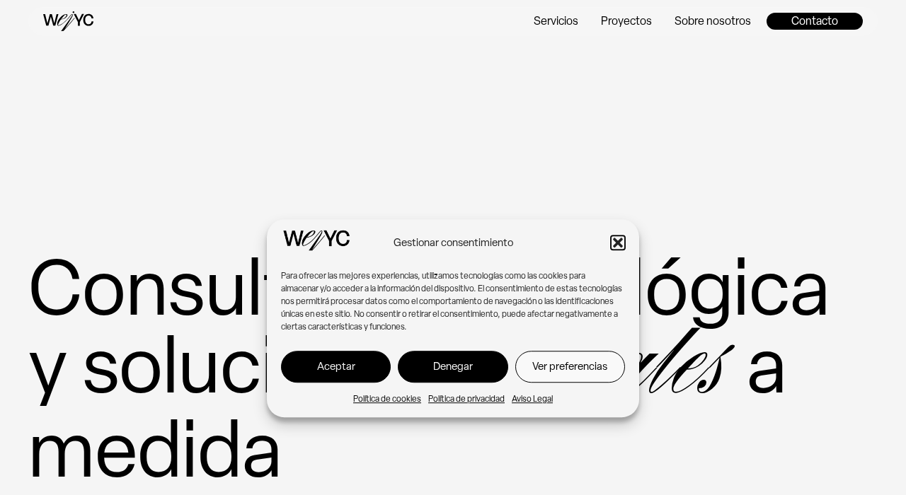 Captura de la web de WEJYC